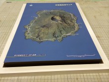 伊豆大島地形模型